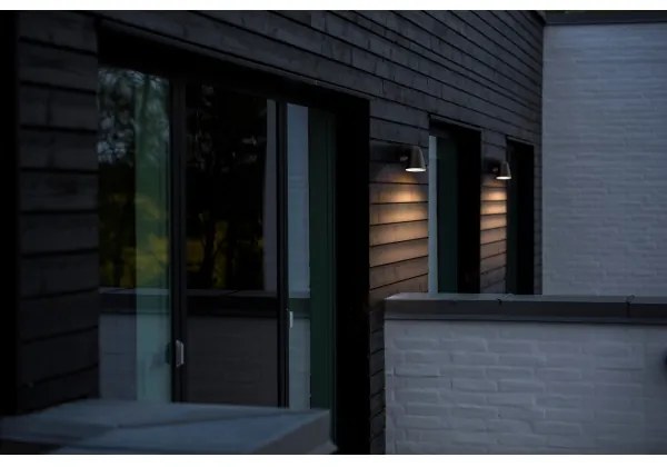 Nordlux - Kültéri fali lámpa FRONT 1xGU10/28W/230V IP44 fekete