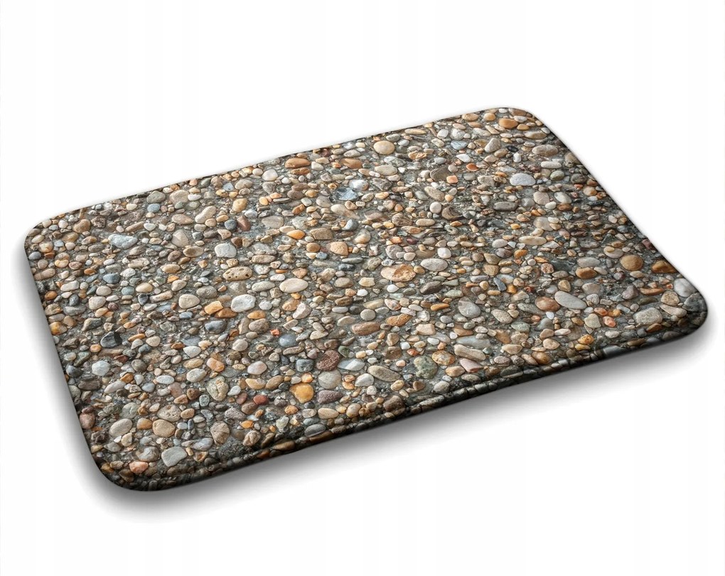 Trendi fürdőszobaszőnyeg Kő tengerpart 90x60 cm