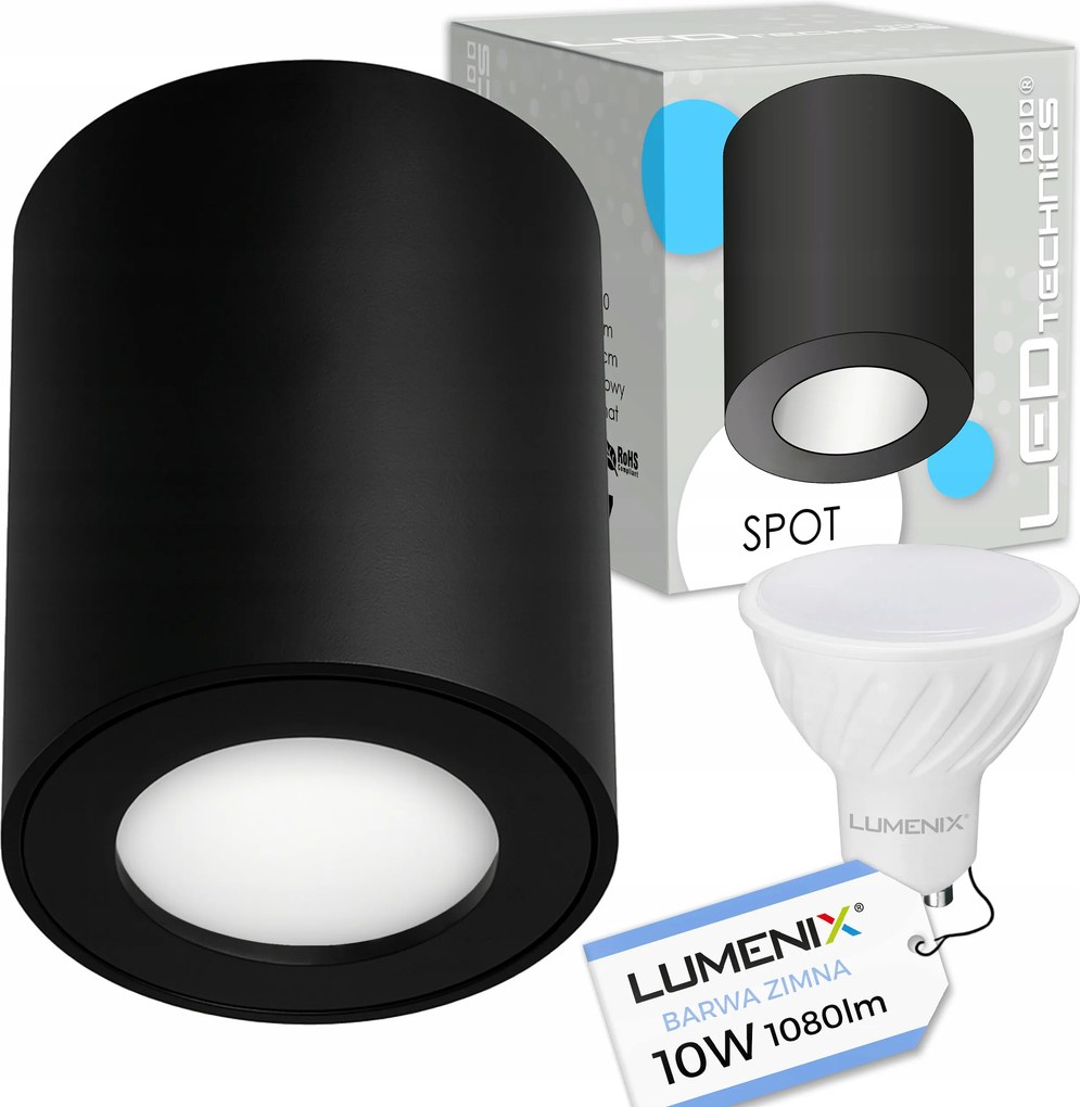 Kültéri Lámpatest Hermetikus falra szerelhető halogén cső IP65 GU10 10W Hideg