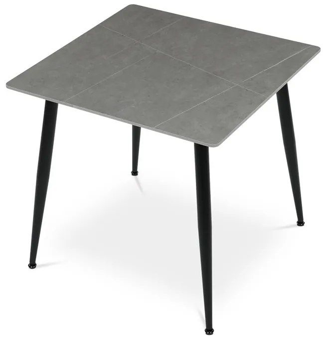 Étkezőasztal 80×80 cm, Kerámia Márvány. HT-398M GREY