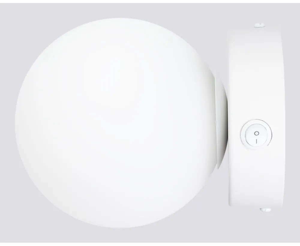 Fehér fali lámpa Blaze – Sollux