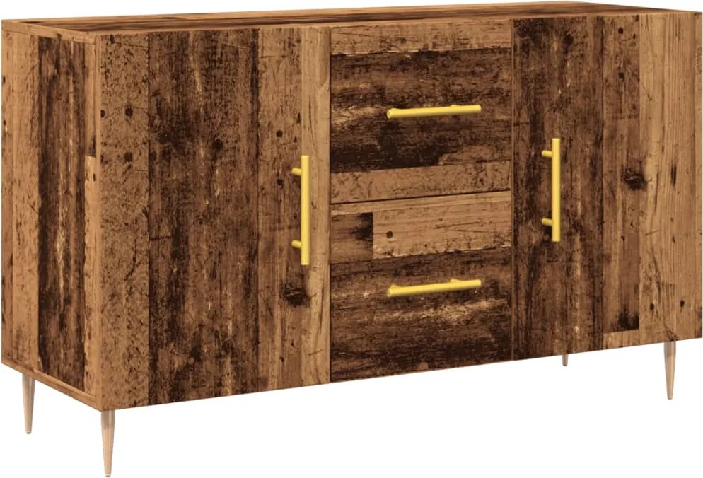 vidaXL antik fa színű szerelt fa tálalószekrény 100 x 36 x 60 cm