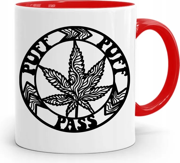 Dohányosoknak 420 Cbd Bögre Piros Ajándék fényképes nyomtatással