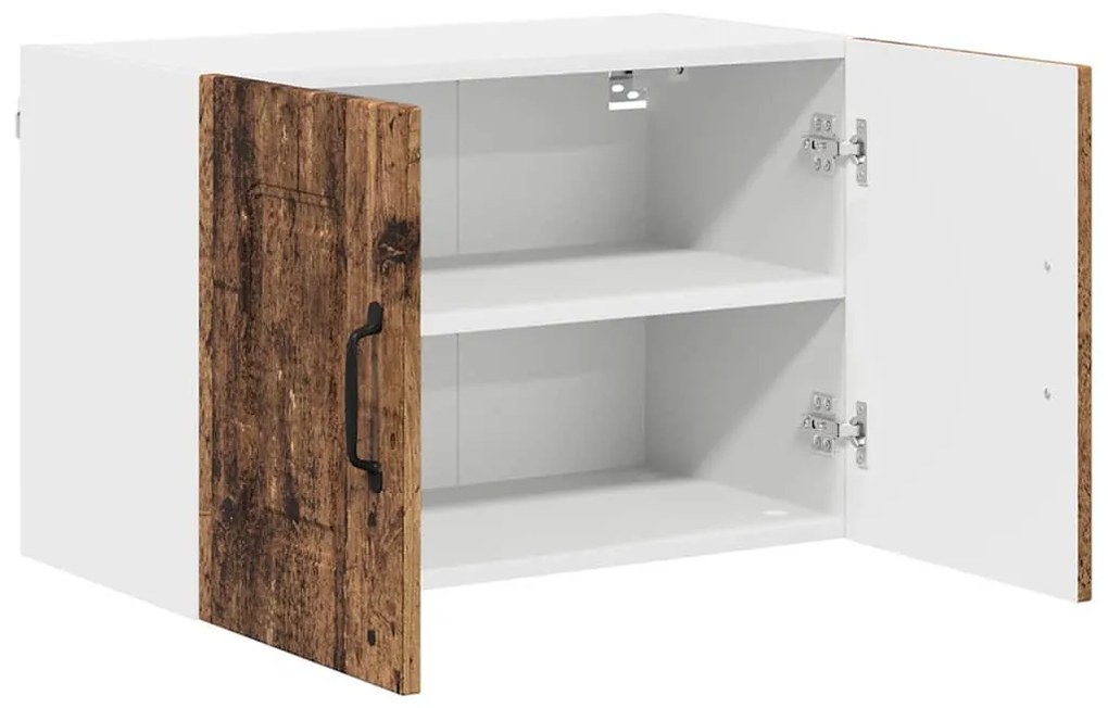 Fali konyhaszekrény 2 pcs Öreg fa 60 x 31 x 40 cm Faanyag