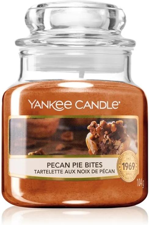 Pecan Pie Bites, Yankee Candle illatgyertya, kicsi üveg (mézes pekándió pite)