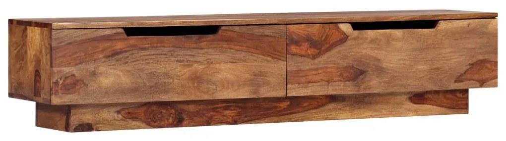 tömör fa TV-szekrény 145 x 30 x 30 cm