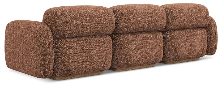 Narancssárga-barna moduláris kanapé 270 cm Ailani – Makamii