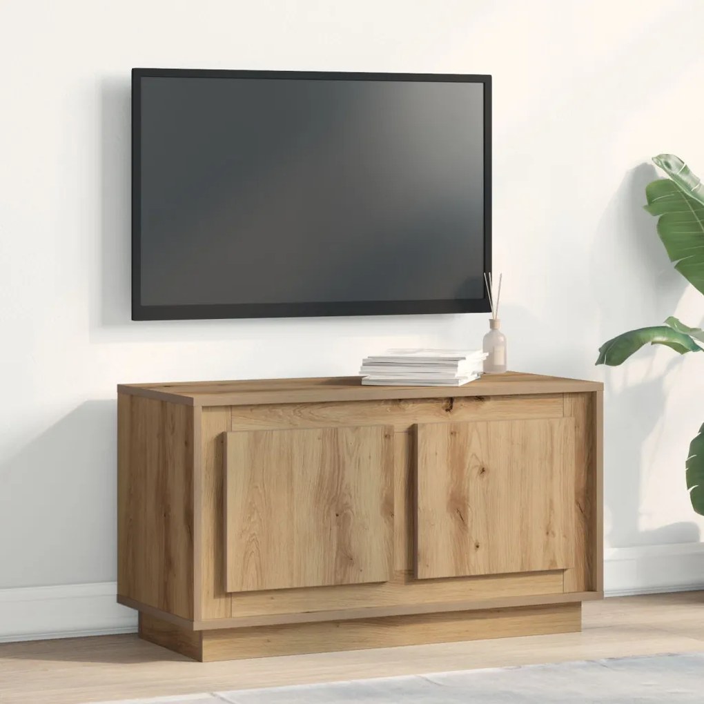 TV Szekrény Artisan Tölgy 80x35x45 cm Mérnöki Fa