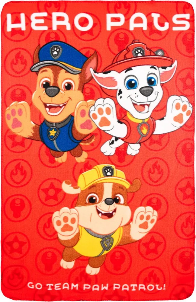 Mancs Őrjárat Hero Pals polár takaró 100x150cm