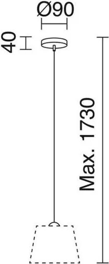 NOVA LUCE 716A-G05X1A-09 A TU ESTILO Ernyős Függesztett Lámpa Bézs E27 IP20