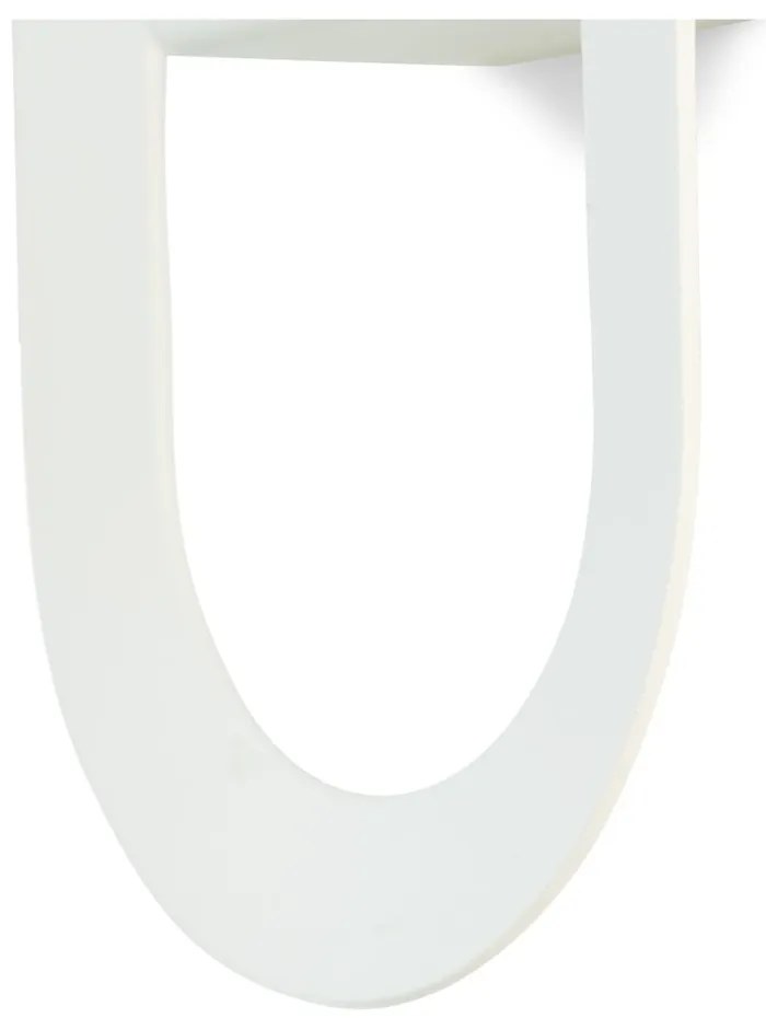 Fehér fali acél akasztó Coucou – Spinder Design