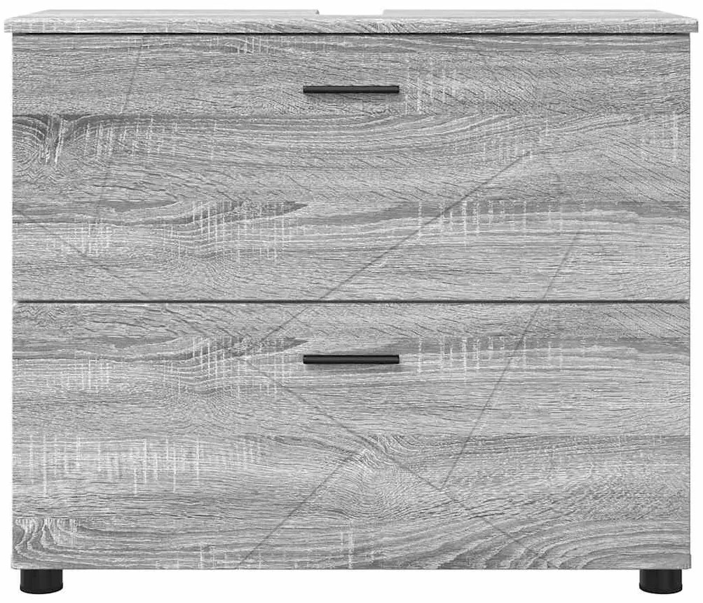Fürdőszoba Székény Szürke sonoma 76.5 x 35 x 64 cm Faanyag