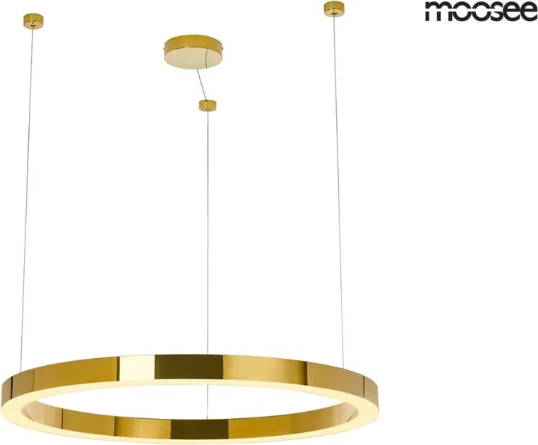 KING HOME MSE010100190 RING Modern Led Függesztett Lámpa Arany LED IP20