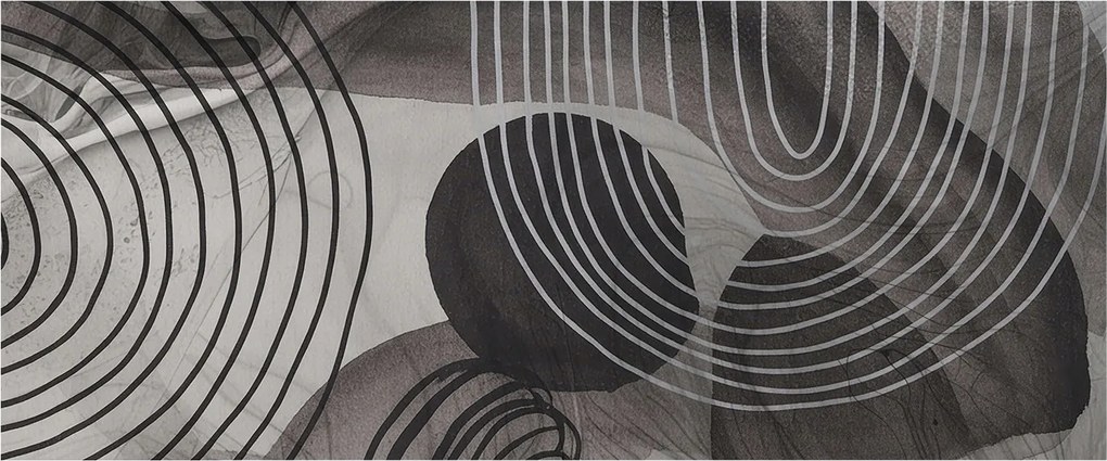 Dekoratív fotótapéta falra Könnyű összeszerelés Harmónia formák 250x104 Ragasztó