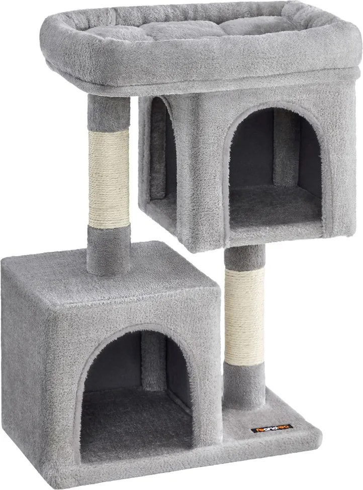 Macskakaparó 74 cm magas, macskatorony, ?49x32x74cm, világosszürke