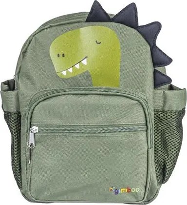 Hátizsák, ovis, 3 rekeszes, Gimboo, dinoszaurusz, zöld (D5001PL02)