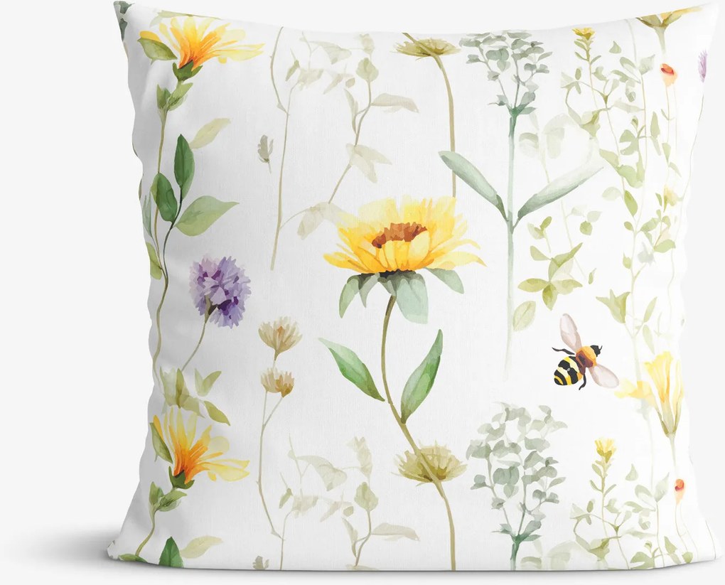 Goldea díszpárnahuzat - réti világ 45 x 45 cm
