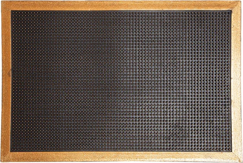 Lábtörlő gumi tüskékkel Roller 40x60 arany