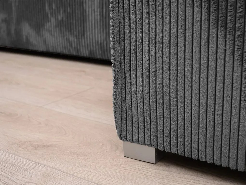 AKCIÓ sötétszürke U alakú ülőgarnitúra SMART COSARO 295x140 cm II. minőség
