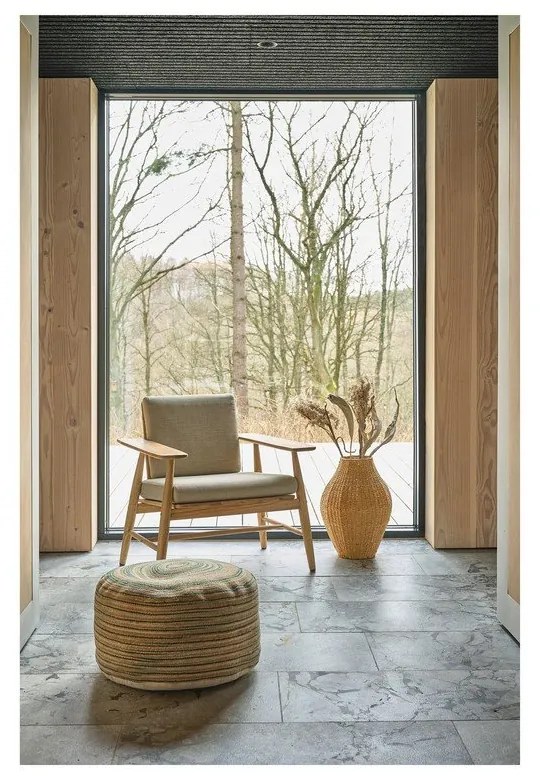 Natúr színű magas váza Varel – Villa Collection