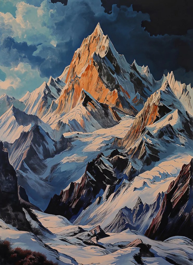 Poszter 40x55cm Hegyek Fenség Pillanatok