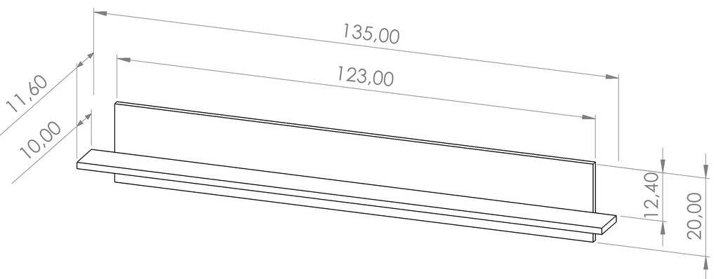 Polc Vasecta POL (brandy castello tölgy). Akció -7%. 1051910