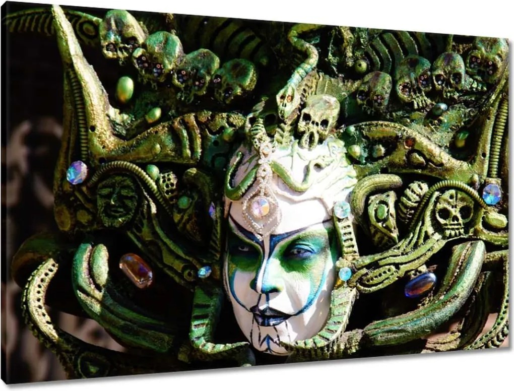 Vászonkép 90x60 Velencei farsangi maszk