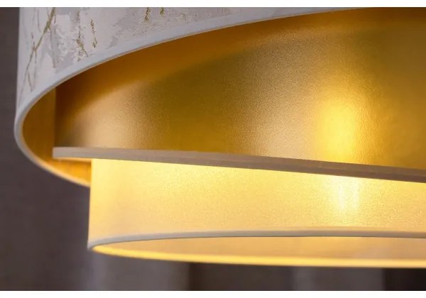 Duolla - Felületre szerelhető csillár KOBO 1xE27/15W/230V átm. 45 cm fehér/arany