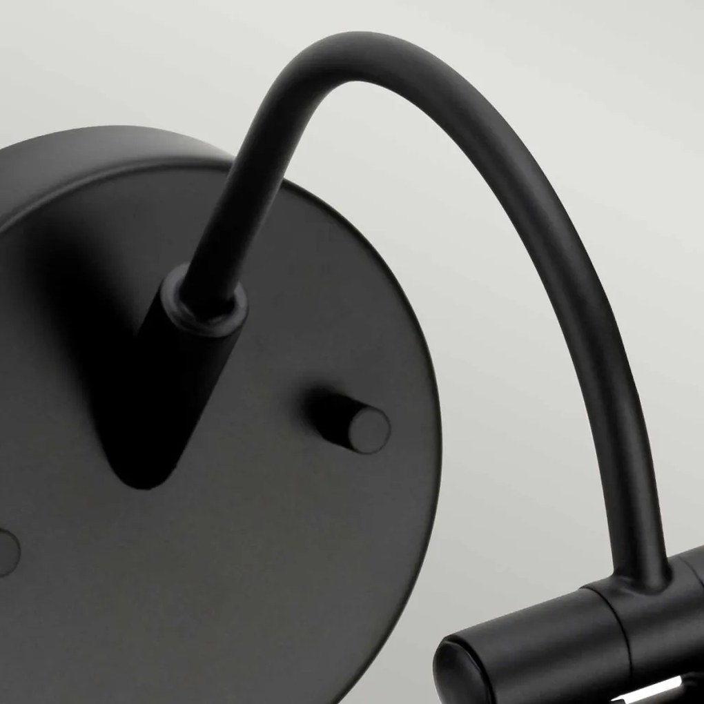 ELSTEAD ALTON-PL-S-BLK ALTON Képmegvilágító lámpa Fekete LED IP20