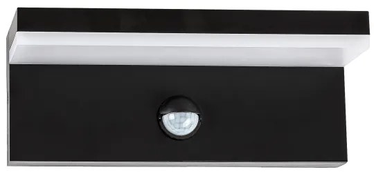 Rabalux 77115-LED Kültéri fali lámpa érzékelővel ZARAGOZA LED/9W/230V IP54 fekete