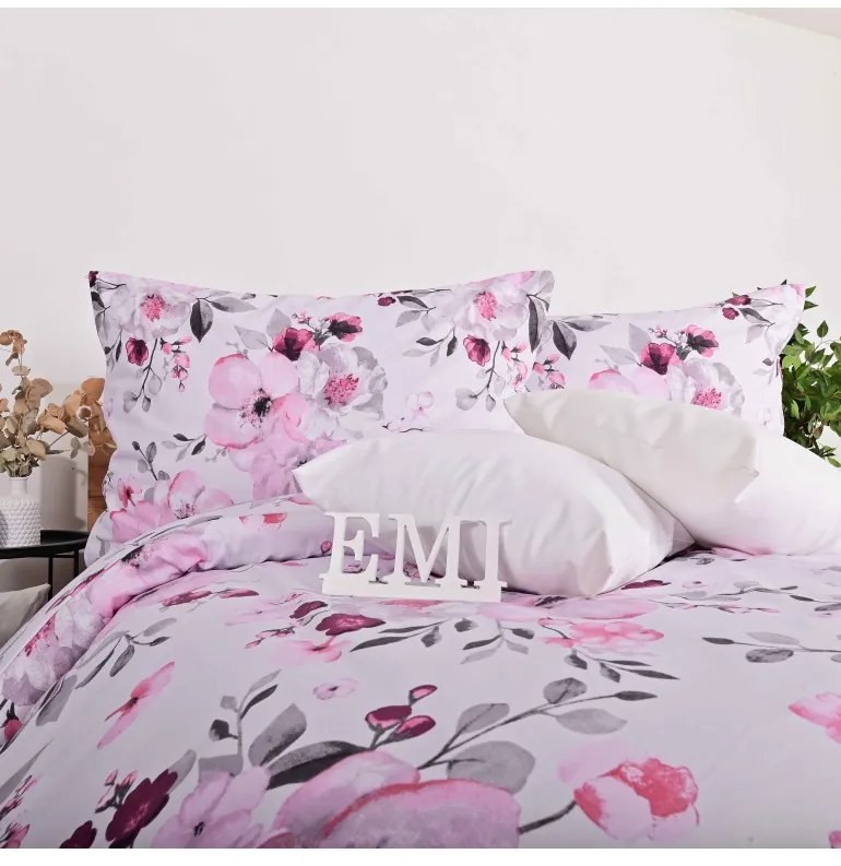 EMI Nelly szatén ágyneműhuzat, A standard egyszemélyes ágy szett tartalma: 1x 140x200 + 1x 70x90