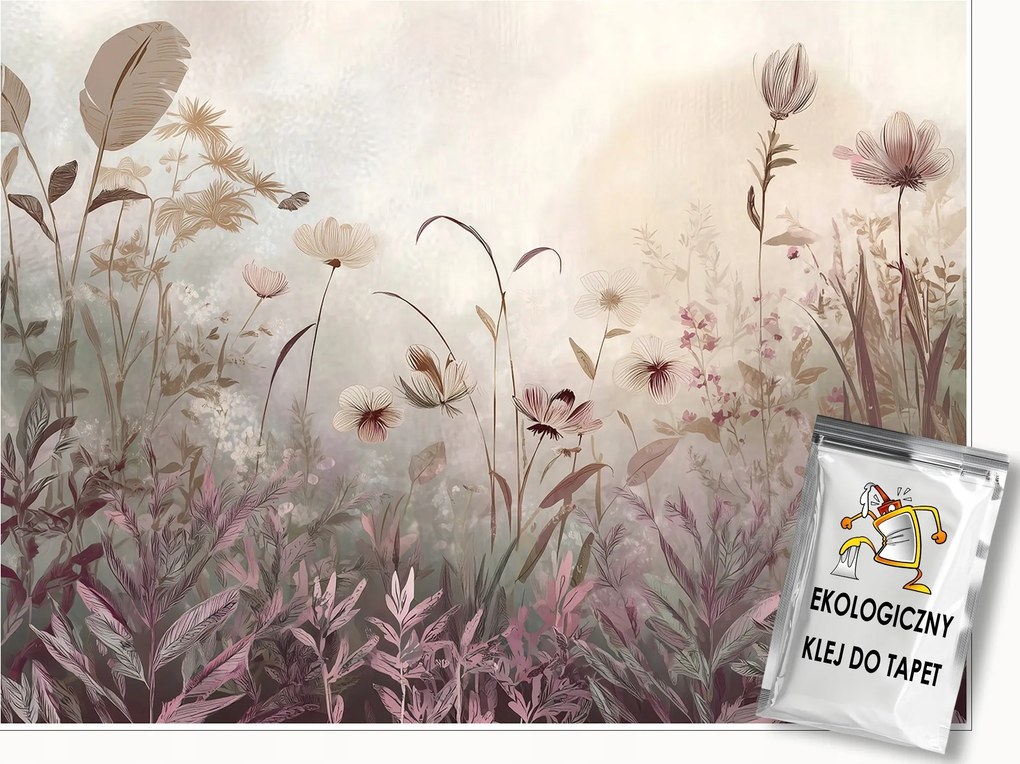 Fotótapéta Rét Mezei Virágok Boho Falra Hálószoba Nappali 150x105