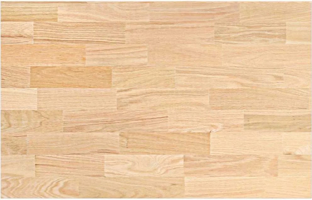 vidaXL konyhai munkalap 100x63,5x2,7cm tömör fa tölgyfa téglalap alakú