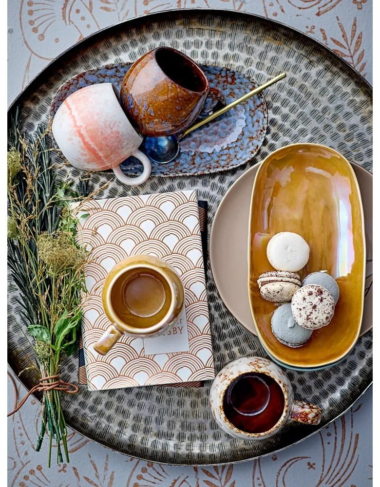 Barna-bézs kerámia bögre 280 ml Paula – Bloomingville