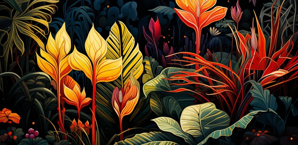 Poszter 91,3x44,5cm Trópusi szimfónia