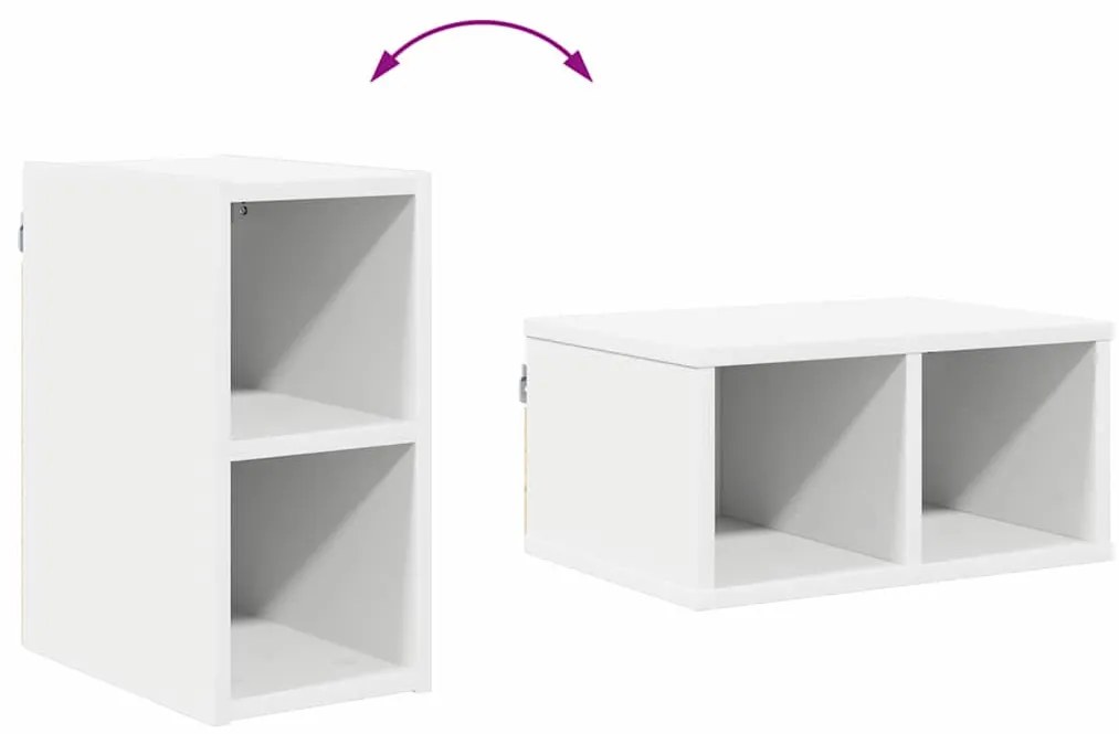 Függő szekrény polcokkal Riga Fehér 20 x 29,5 x 40 cm Faanyag