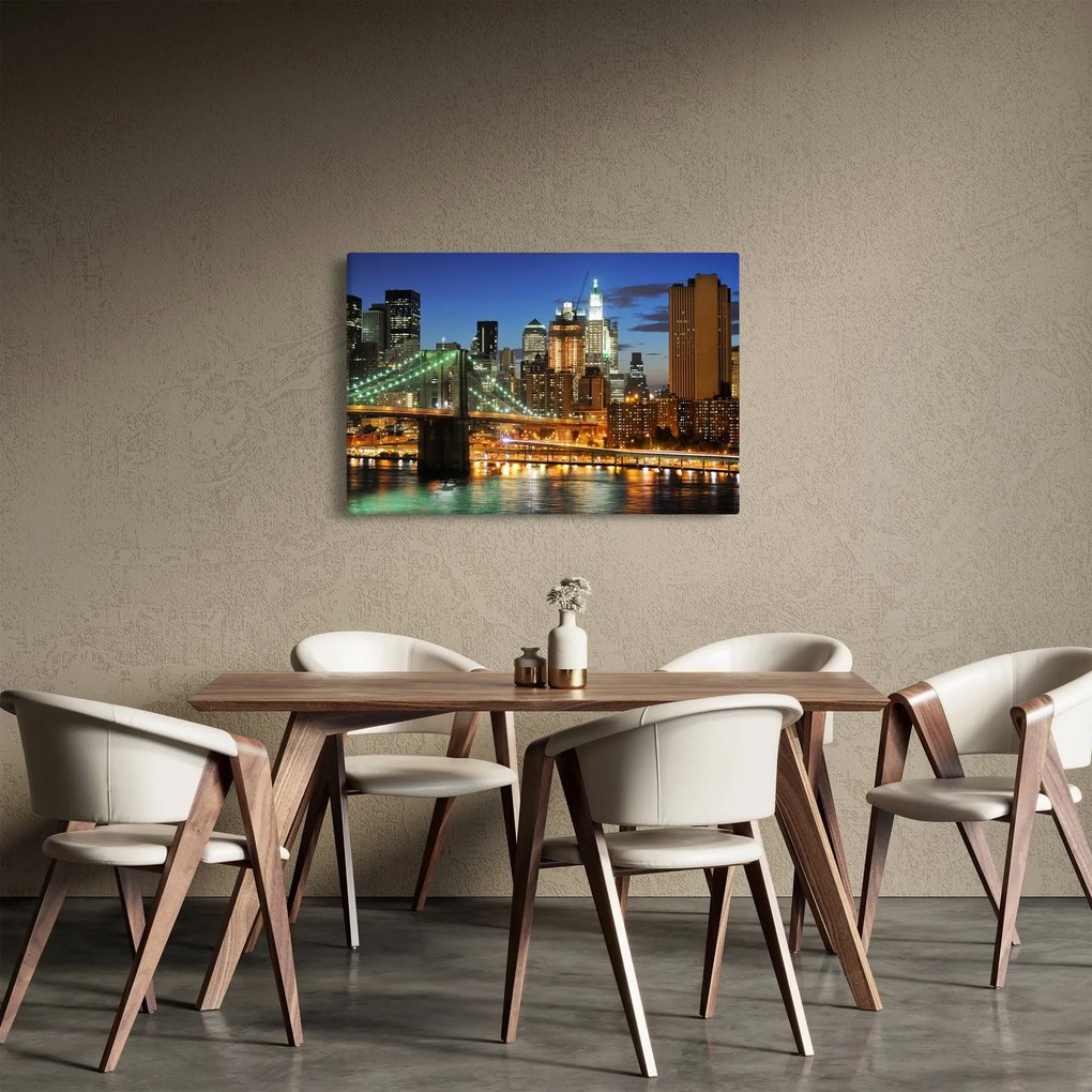 Kép - Híd New Yorkkal (90x60 cm)