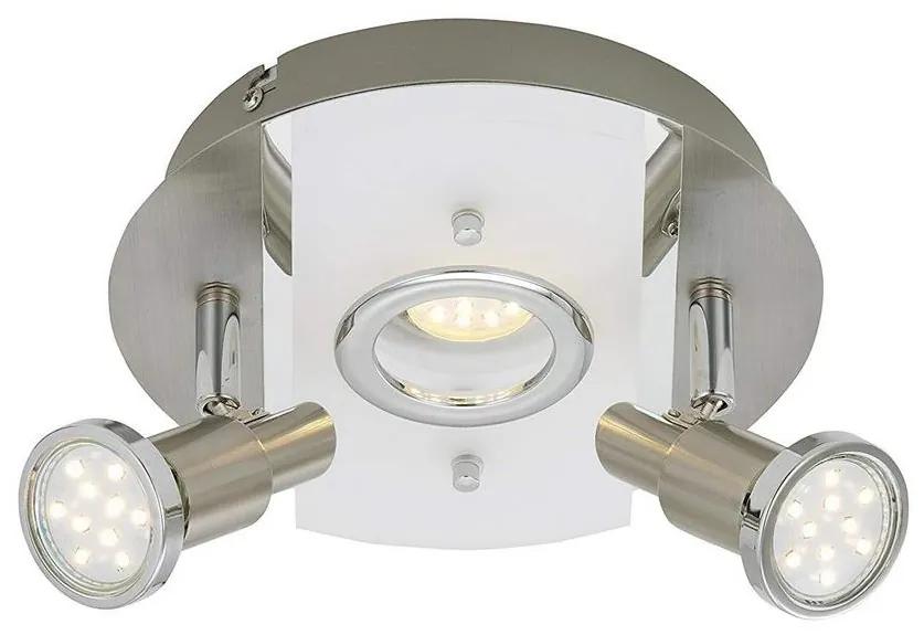 Briloner Briloner 3595-032 - LED Spotlámpa RIPOSO 1xLED/5W/230V + 2xGU10/3W BL0427