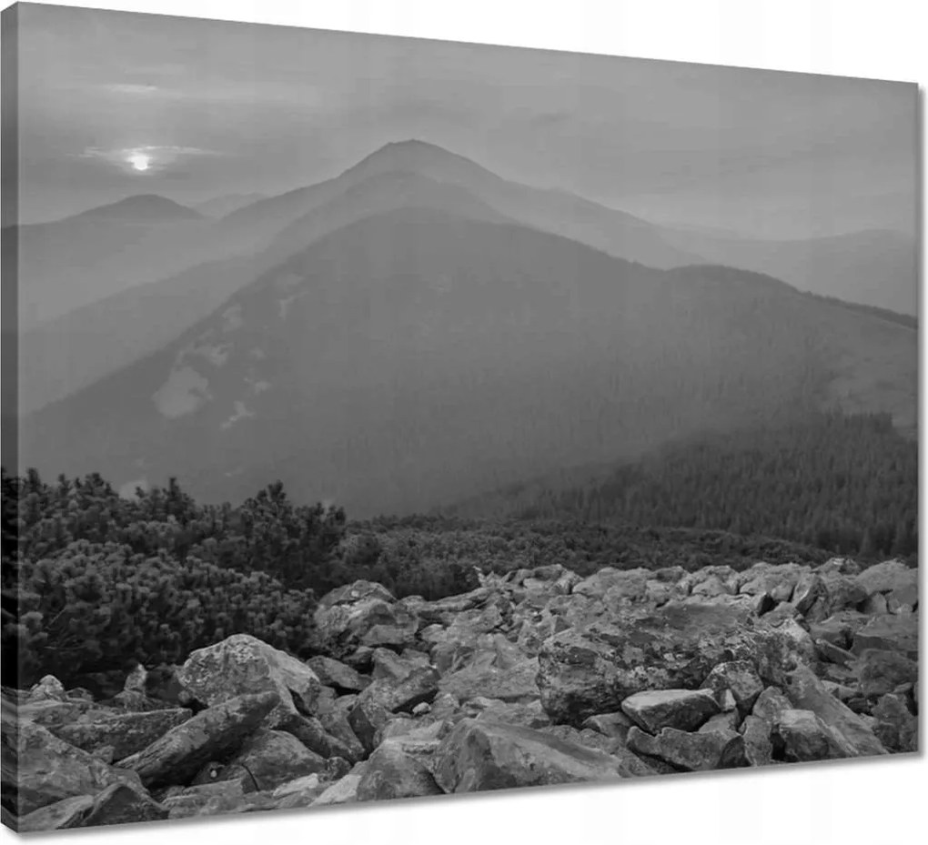 Vászonkép 50x40 Hegyi táj Tájkép