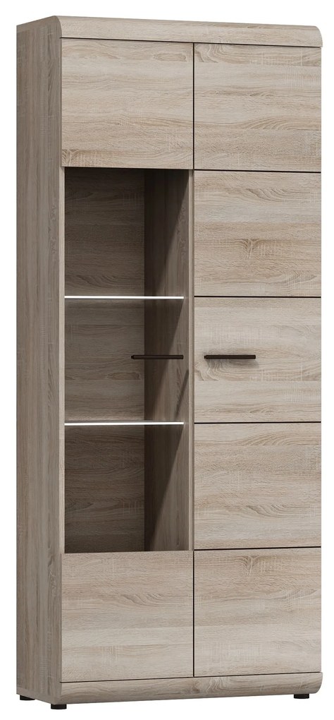 Vitrin Lingsay 80V (sonoma Tölgy). Akció -17%. 614050