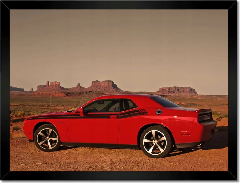 Poszterek keretben 40x30 Dodge Challenger Rt