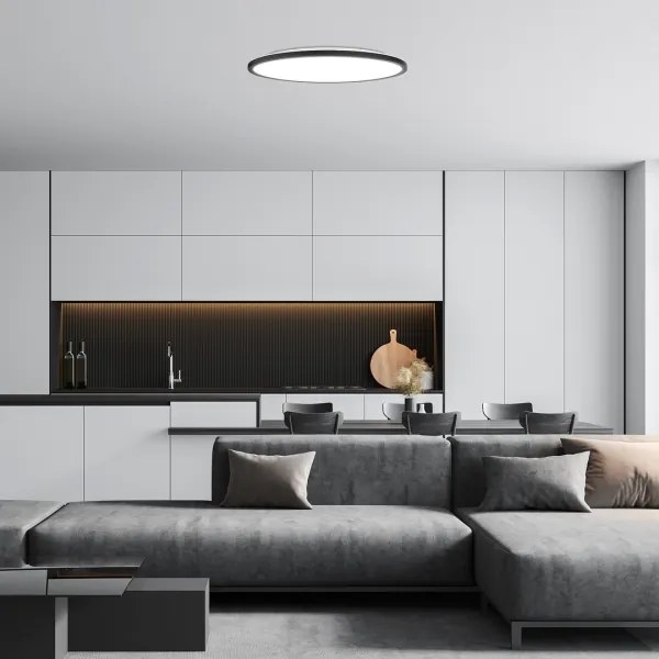 Rabalux 71098 - LED Mennyezeti lámpa GONZALO LED/36W/230V átm. 50 cm fekete