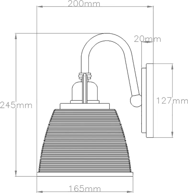 Elstead Lighting DUBLIN QZ-DUBLIN1-PC Fali lámpa 1x3,5W/LED 3000K 320LM IP44