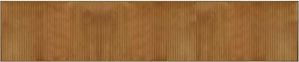 vidaXL négyszögletű barna bambusz szőnyeg 60 x 300 cm