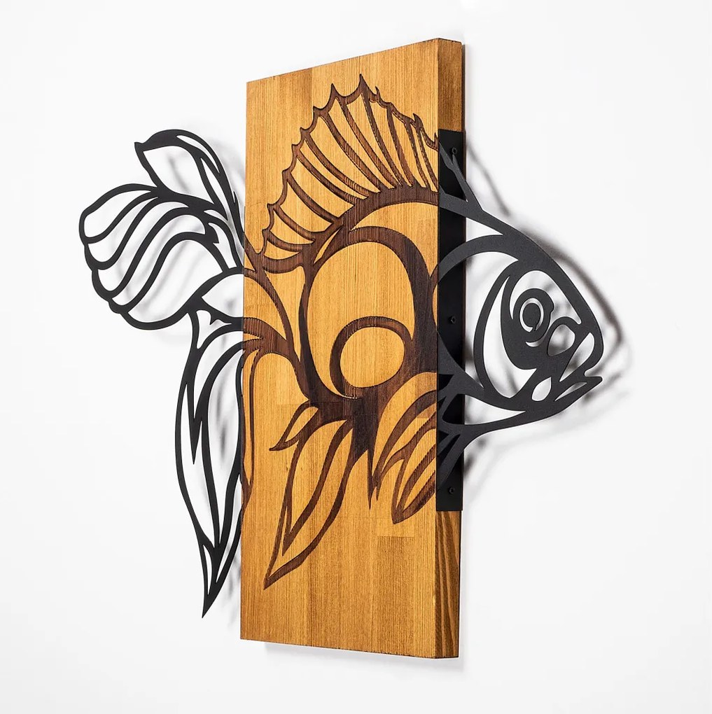 Fém fali dekoráció, 58×80 cm – MA-306
