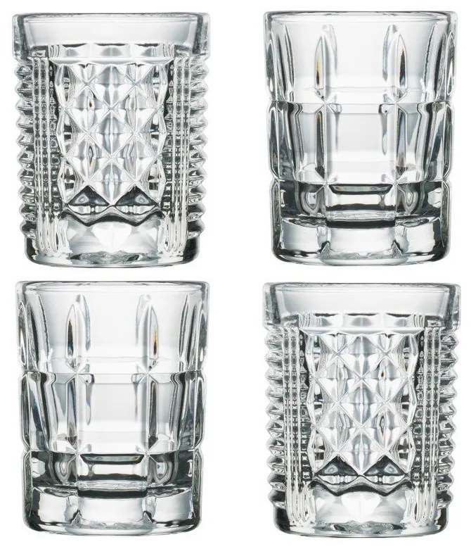 Assortis 4 db röviditalos pohár, 60 ml - La Rochère