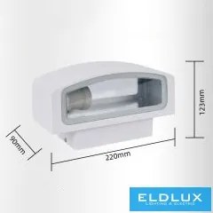 ELDLUX ES29-B Modern Kültéri Fali Lámpa IP44