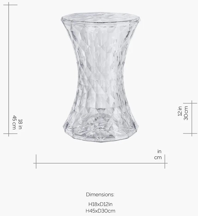 Kartell Stone szék, több színben Szín: átlátszó