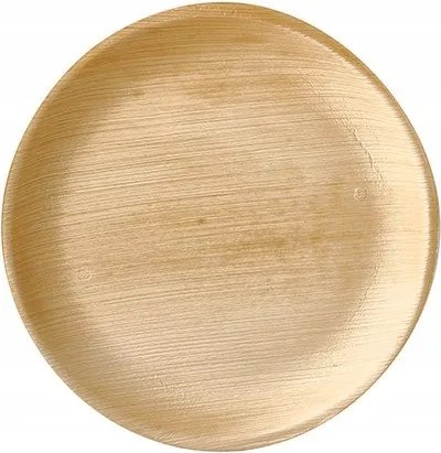 Pálmalevél tányér kerek eldobható Papstar 25x2cm 25db