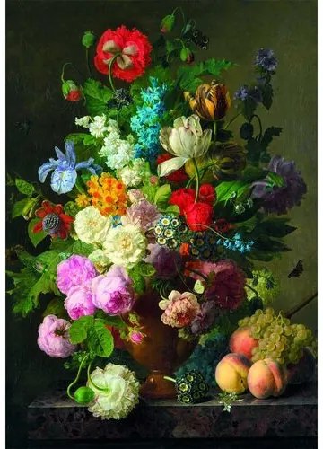 Művészet Virágváza Van Dael 1000 db-os Compact puzzle Clementoni